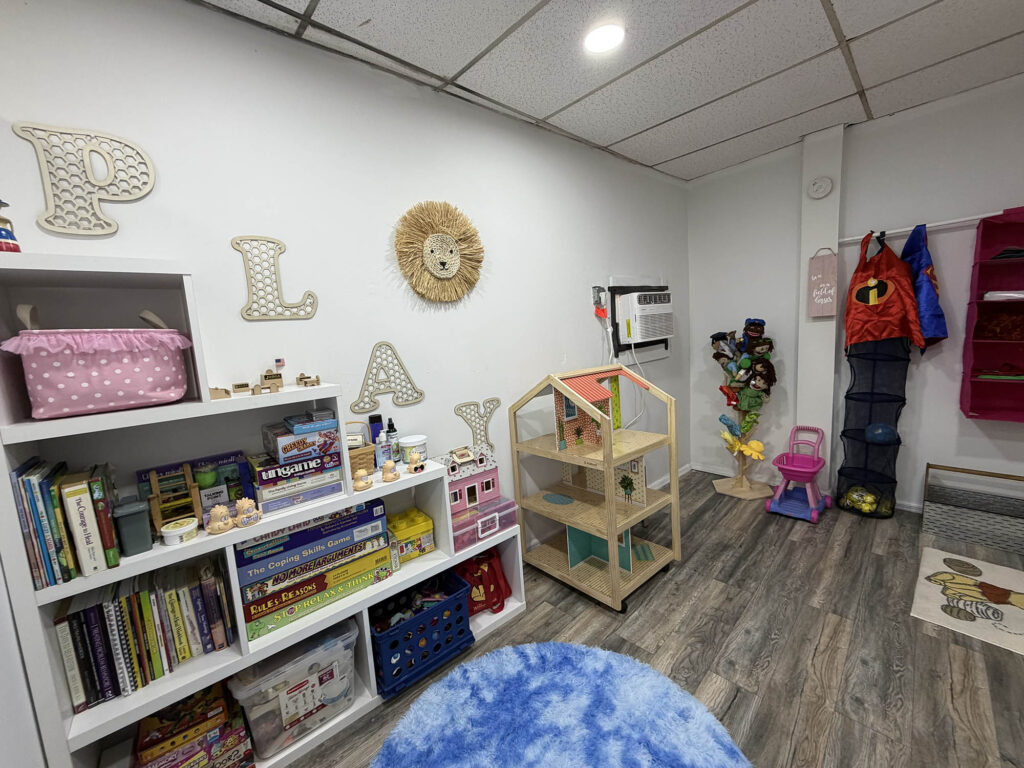 Waiting room and play space